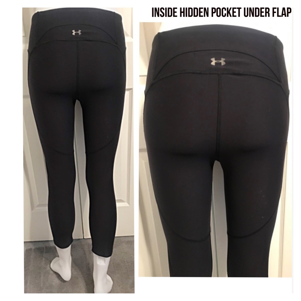Under Armour Vanished Black Ankle Cropped Leggings - Picture 5 of 10